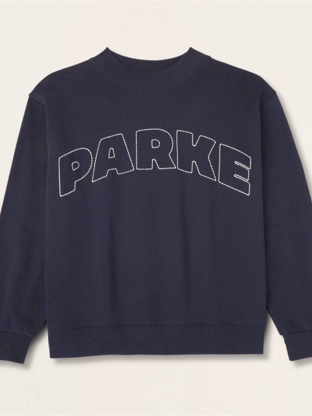Women's Mockneck Pullover Sweatshirt -
Parke x Target Navy L/XL